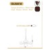 ACA LIGHTING DLA0018 PALMYRA