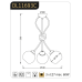 ACA LIGHTING DL11693C FOYER