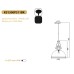 Пендел ACA LIGHTING KS1300P311BK CRONUS