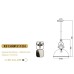 ACA LIGHTING KS1300P311CH CRONUS
