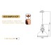 Пендел ACA LIGHTING KS1300P311CP CRONUS