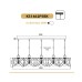 ACA LIGHTING KS1462P5BK ANDY