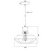 ACA LIGHTING KS1463P1RT ANGELA