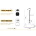 ACA LIGHTING KS1513P321BK CUBA