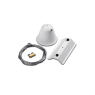 ACA LIGHTING 2WKRW RAIL TRACK 2 CABLE WHITE