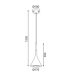 Пендел ACA LIGHTING V36174GY EVEREST
