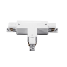 Т-образен конектор за трифазна тоководеща шина ACA LIGHTING 4WTW БЯЛ