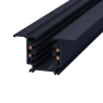 ACA LIGHTING 4WRE3MB Recessed Three-phase track 3m. Black