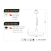 Пендел ACA LIGHTING OD5392MWH DOMENICA