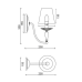 Аплик ACA LIGHTING DL9501WWB KARPATHIA