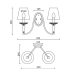 ACA LIGHTING DL9502WWB KARPATHIA