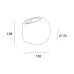 ACA LIGHTING GC85311W CEMENT