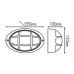 ACA LIGHTING HI5074BMS IP54