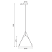 ACA LIGHTING HL41441P33WH NAOMI