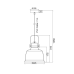Пендел ACA LIGHTING KS212622P ERNEST