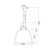 Пендел ACA LIGHTING KS212635P ERNEST