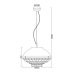 Пендел ACA LIGHTING OD5396 LETO