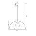 Пендел ACA LIGHTING OD543640 PROMETHEUS