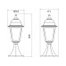 ACA LIGHTING PLGP3W SQUARE BOLLARD LAMP