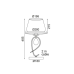Настолна лампа ACA LIGHTING TNK81490CG1T BASILICO