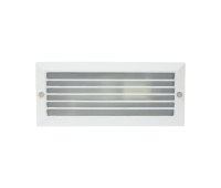 ACA LIGHTING AC.045GL63WMS WHITE RECESSED FASADE WALL LAMP