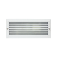 Фасадна луна за вграждане в стена ACA LIGHTING AC.045GL63WMS WHITE RECESSED FASADE WALL LAMP