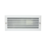 ACA LIGHTING AC.045GL63WMS WHITE RECESSED FASADE WALL LAMP