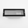 Фасадна луна за вграждане в стена ACA LIGHTING AC.045GL64BMS BLACK RECESSED FASADE WALL LAMP