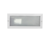 ACA LIGHTING AC.045GL64WMS WHITE RECESSED FASADE WALL LAMP