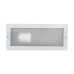 ACA LIGHTING AC.045GL64WMS WHITE RECESSED FASADE WALL LAMP