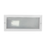 ACA LIGHTING AC.045GL64WMS WHITE RECESSED FASADE WALL LAMP