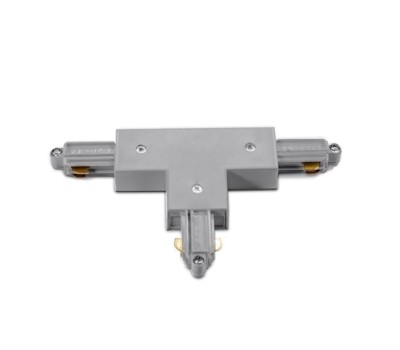 Т-образен конектор за монофазна шина за открит монтаж ACA LIGHTING 2WTG GREY T CONNECTOR