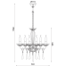 ACA LIGHTING BLK80286PCG VIOLET