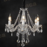 ACA LIGHTING BLK80416PCC GLADIOLO