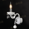 ACA LIGHTING BLK82041WWC TULIA