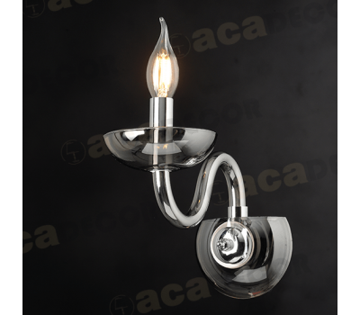 ACA LIGHTING BLK82181WSGC LUNARIA