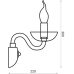 ACA LIGHTING BLK82181WWC LUNARIA