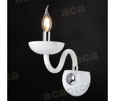 ACA LIGHTING BLK82181WWC LUNARIA