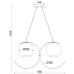 Пендел ACA LIGHTING DCR17502P IPARELLE