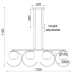 Пендел ACA LIGHTING DCR17504P IPARELLE