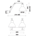 Аплик ACA LIGHTING EG168872WR THALASSA