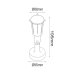 ACA LIGHTING KERTGU10B BLACK