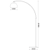 Лампион ACA LIGHTING ML312401FC MATILDA