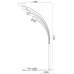 Лампион ACA LIGHTING ML312461FC MARKELLA