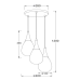Пендел ACA LIGHTING OD53423RCP ATENA