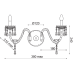 ACA LIGHTING SF63992WB PEGASUS