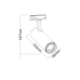 ACA LIGHTING AIMY1040W2N AIMY WHITE 1-PHASE