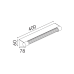 ACA LIGHTING BD374400WBK IMPERIAL BLACK 9W 3000K IP44 ACA LIGHTING BD374400WBK IMPERIAL BLACK 9W 3000K IP44