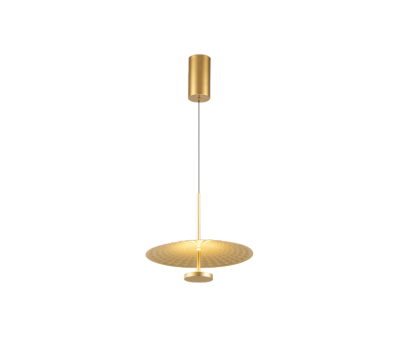 LED пендел ACA LIGHTING BD379A300PGD LOFTY SATIN BRASS 8W 2700K