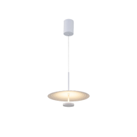 LED пендел ACA LIGHTING BD379A300PWH LOFTY WHITE 8W 2700K